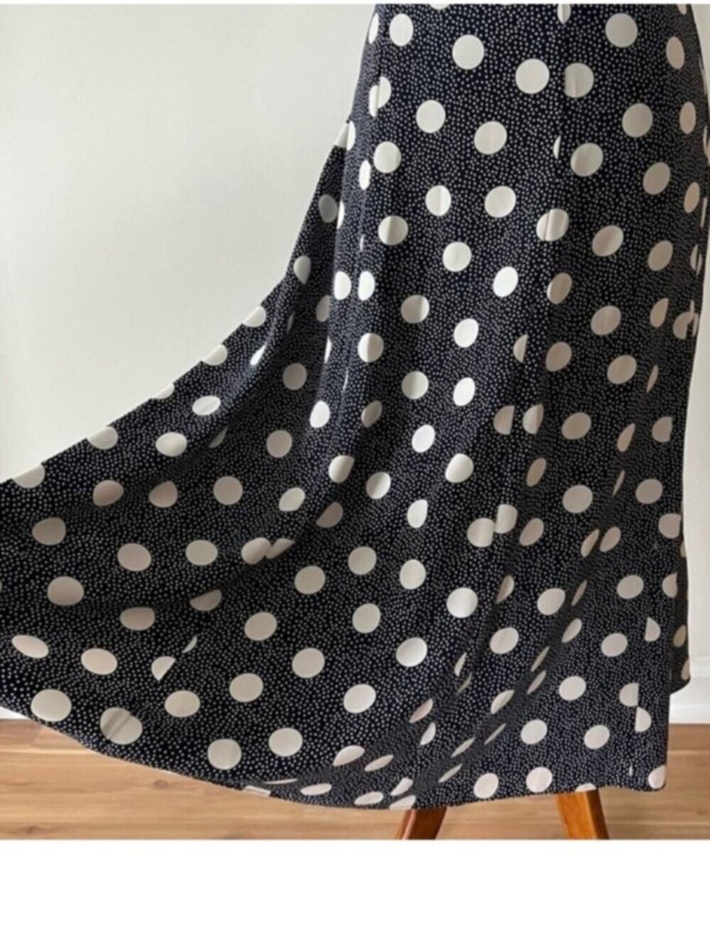 Boden Plus Size Fall Skirt 14 Midi Retro 1X Classic Skirt Floaty Polka Nautical